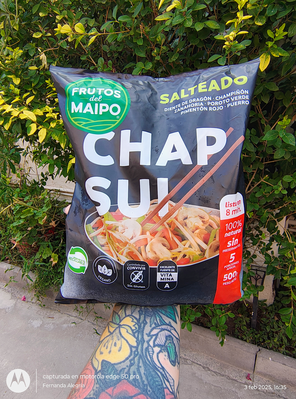 SALTEADO DE CHAPSUI WOK 500G - FRUTOS DEL MAIPO 1