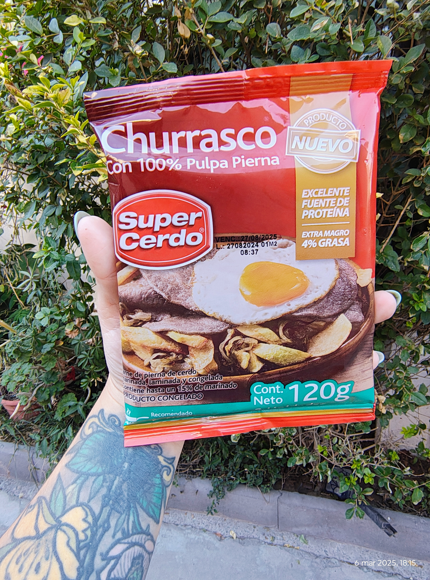 CHURRASCO 100% PULPA PIERNA (120G - 3 LAMINAS) - SUPER CERDO 2