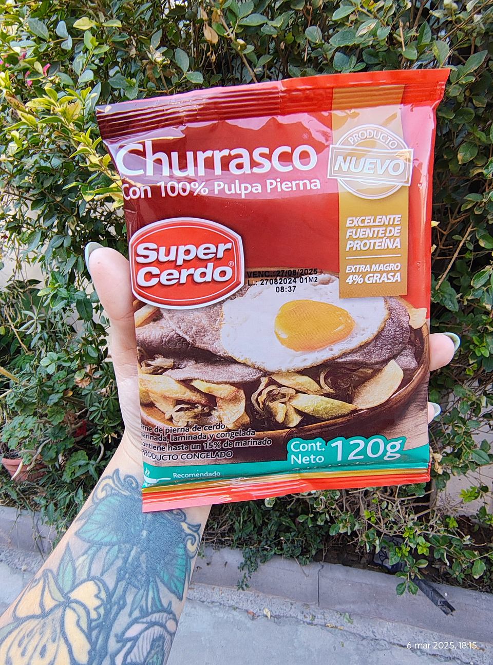 CHURRASCO 100% PULPA PIERNA (120G - 3 LAMINAS) - SUPER CERDO 2