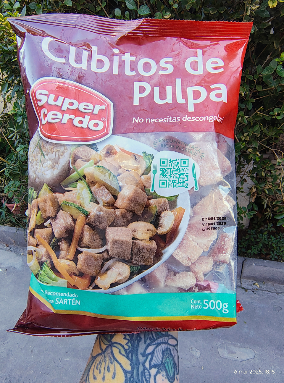 CUBITOS DE PULPA DE CERDO 500G - SUPER CERDO 2