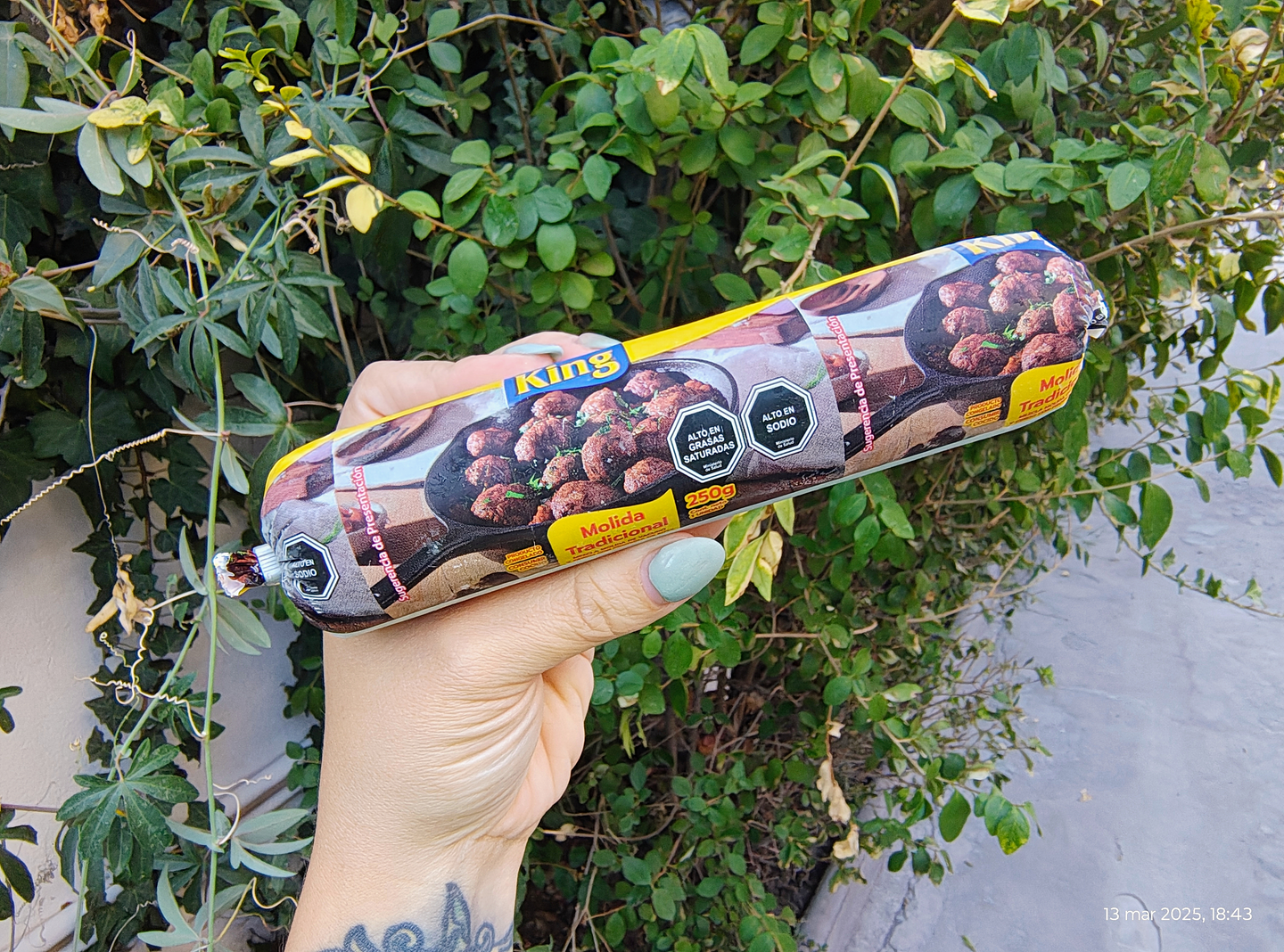 CARNE MOLIDA TRADICIONAL 250G - KING  2