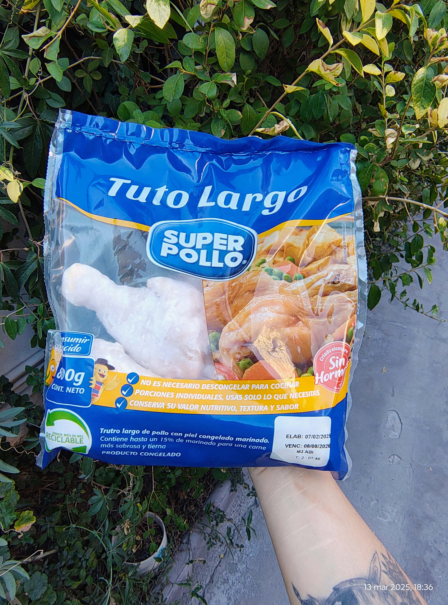 Tuto Largo de pollo 800g - Super Pollo 1