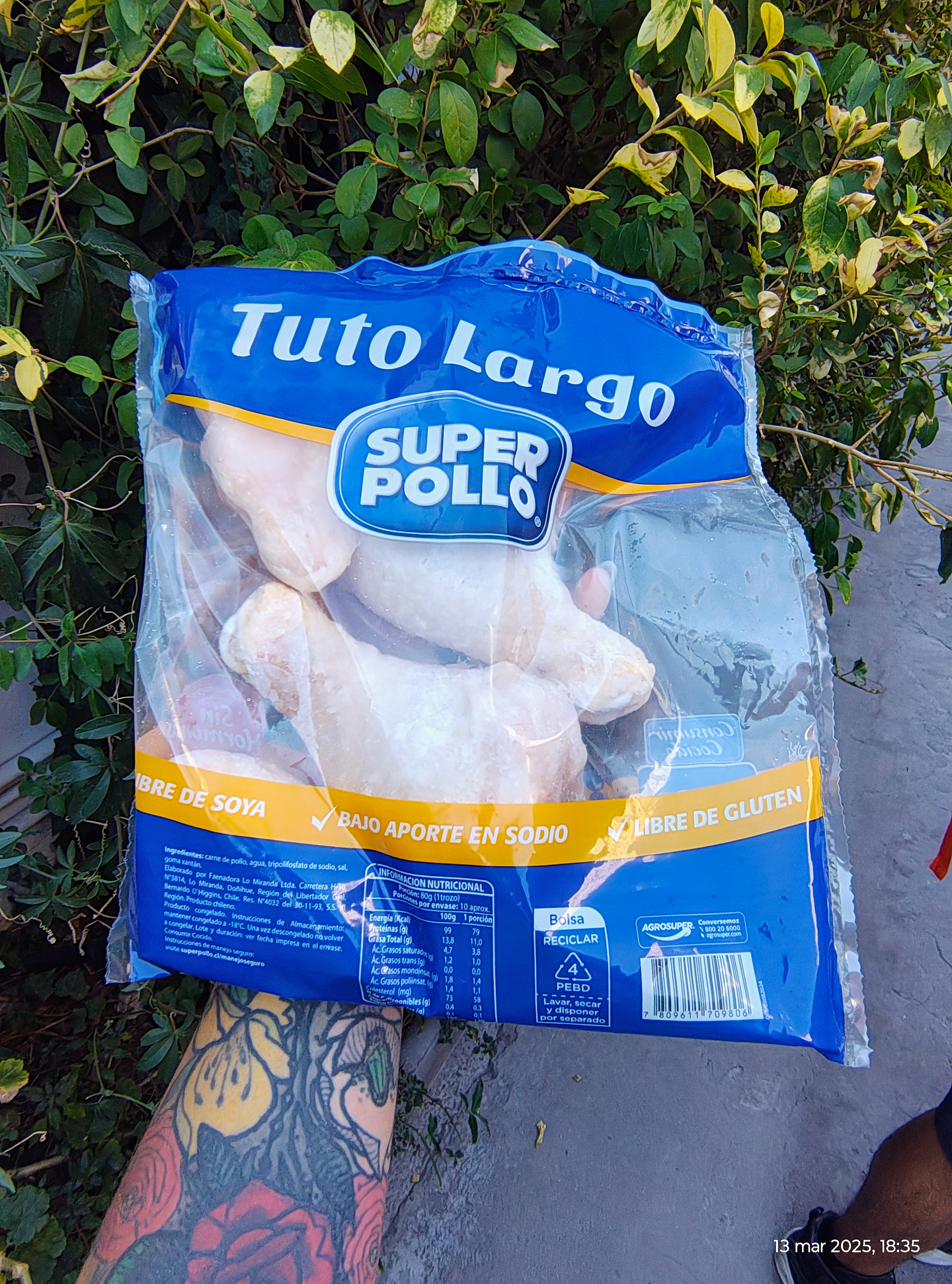 Tuto Largo de pollo 800g - Super Pollo 2
