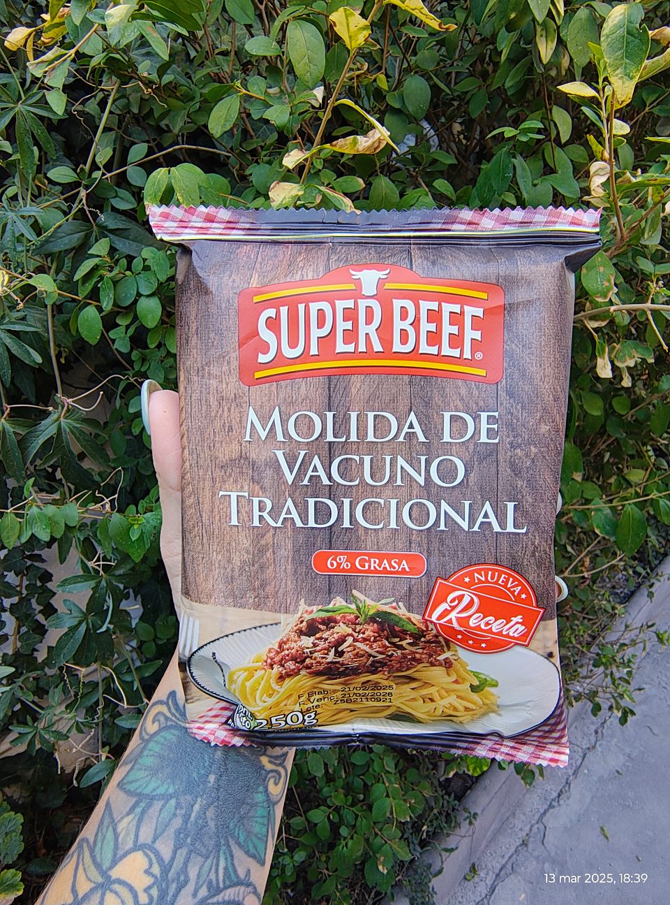 Molida de Vacuno Tradicional 250g - Super Beef 2