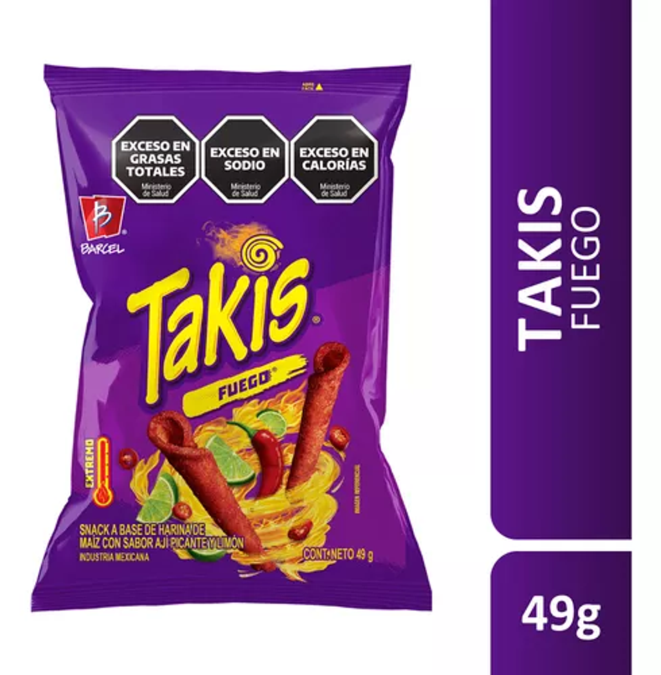 Takis sabor Fuego 49g  1