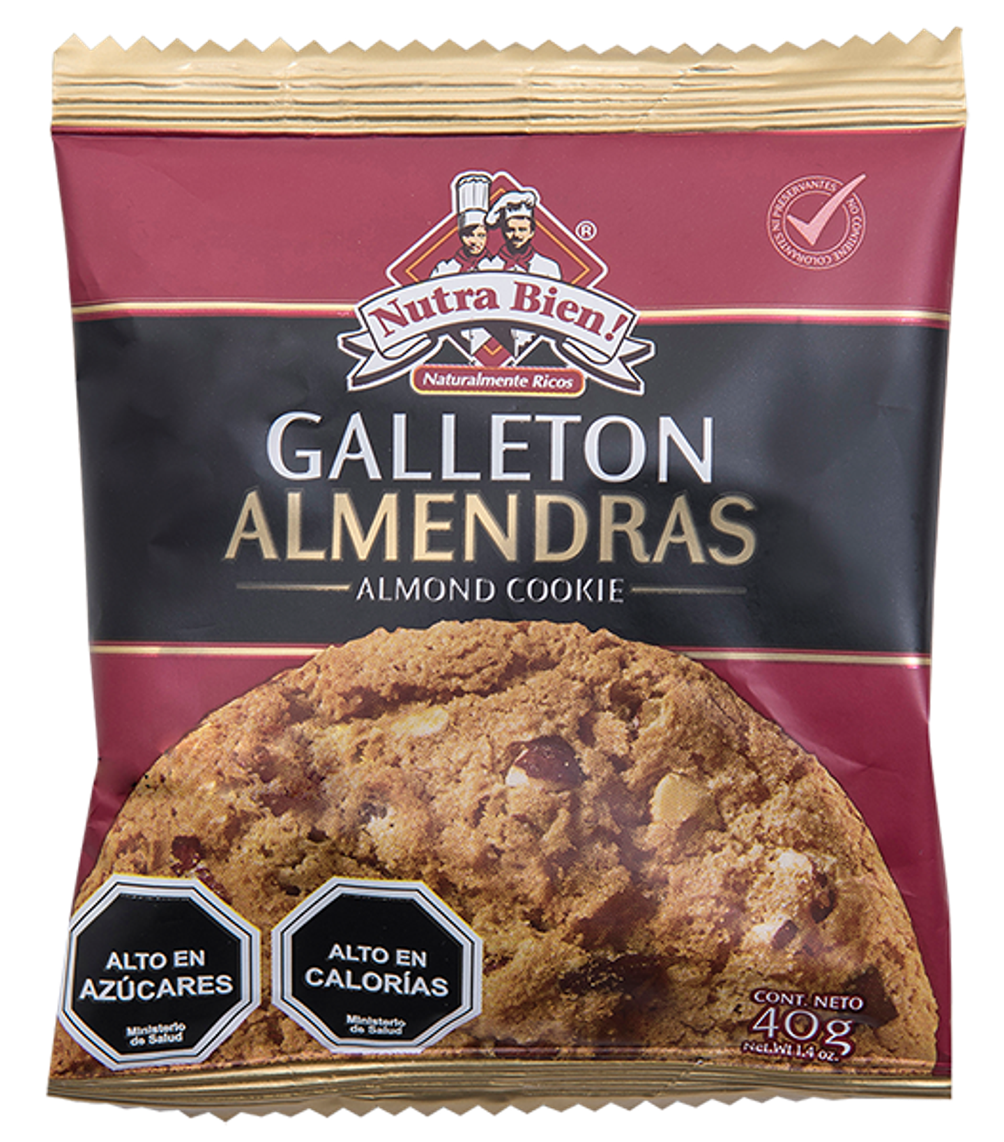 Galletón Almendra 40g - Nutra Bien  1