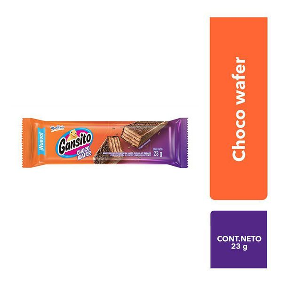 OFERTA (3x$1.000) GANSITO WAFER 23G - MARINELA 1