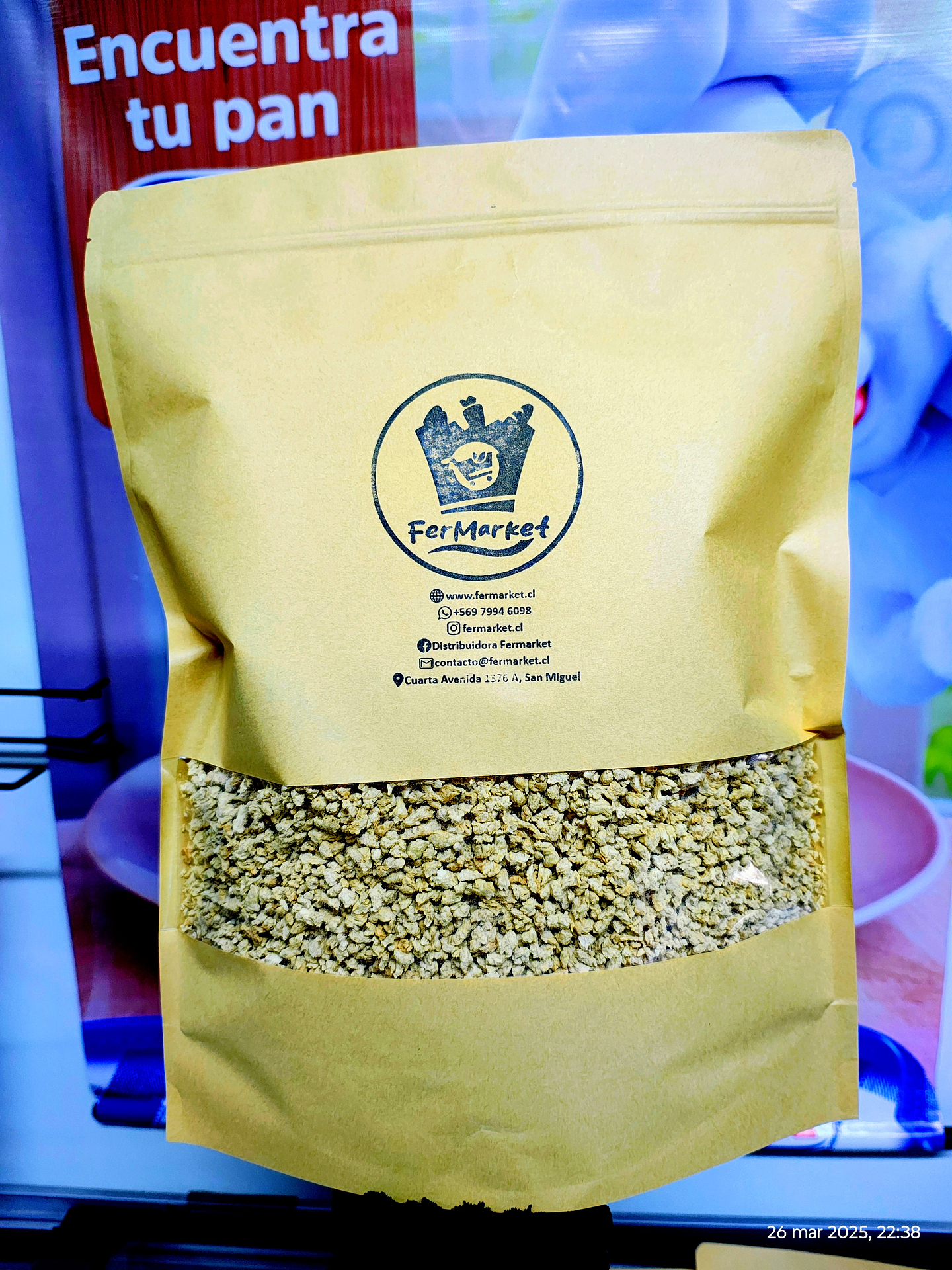 Carne de Soya Fina 1kg - FerMarket  1