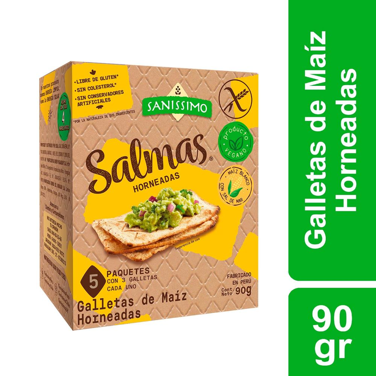 Galletas de Maíz Horneadas 90g - Salmas 1