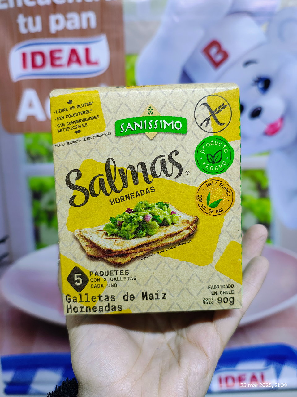 Galletas de Maíz Horneadas 90g - Salmas 2