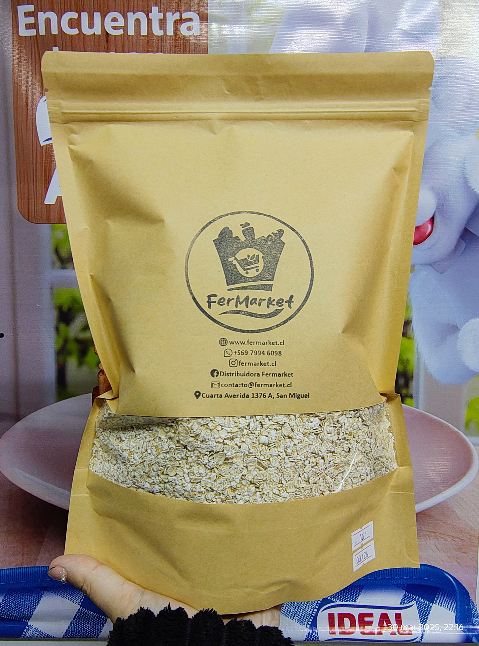 AVENA INSTANTÁNEA 1KG - FERMARKET  1