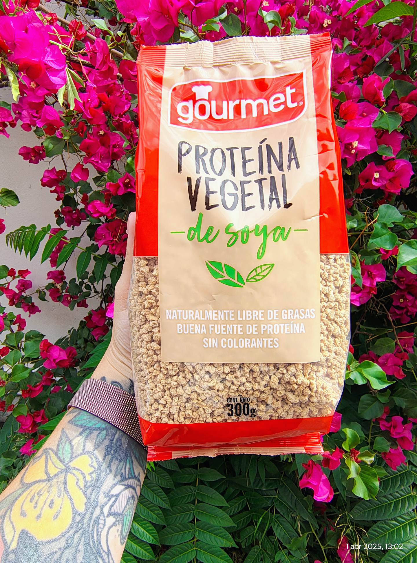 Proteína de Soya  300g -Gourmet  1