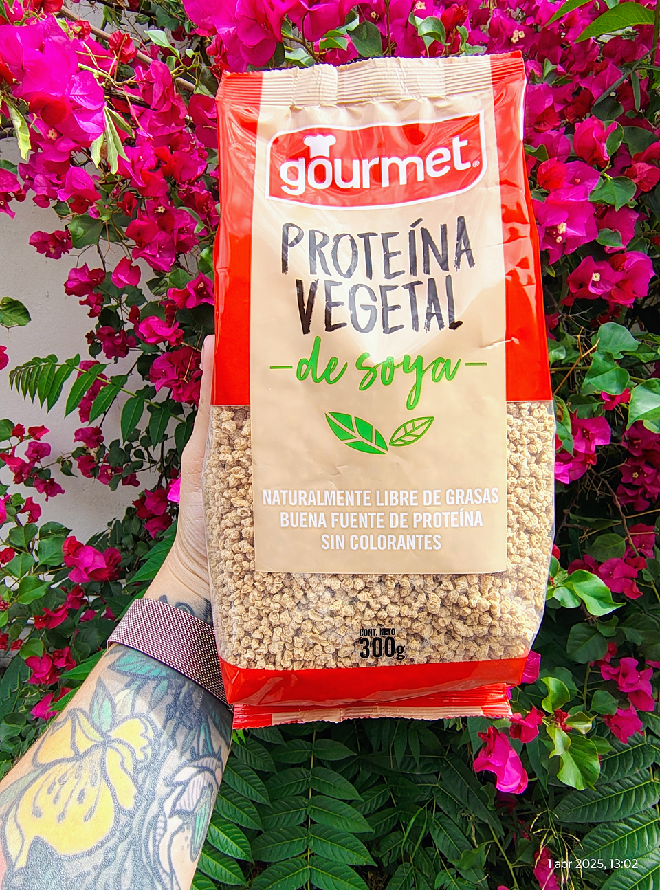 Proteína de Soya  300g -Gourmet  1