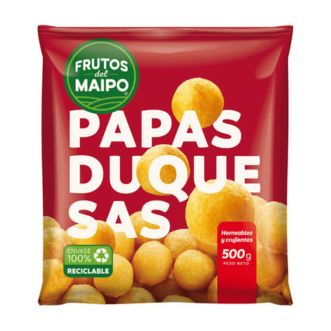 Papas Duquesa Congeladas 500 g - Frutos del Maipo 