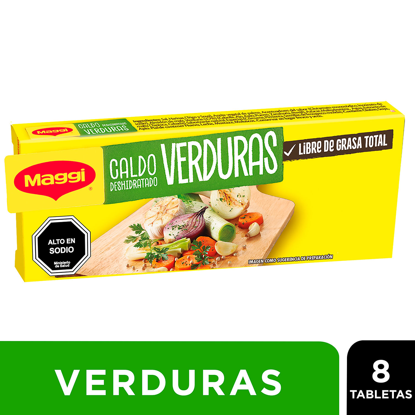 CALDO VERDURA 10GR MAGGI  8x$1.190 2