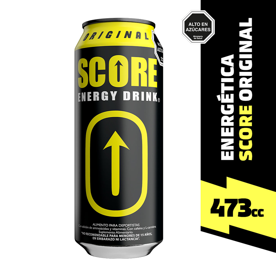 BEBIDA ENERGÉTICA SCORE ORIGINAL 473ML  1