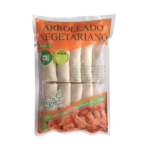 ARROLLADO VEGETARIANO (TOFU) - 400G (10UN) - SHEN