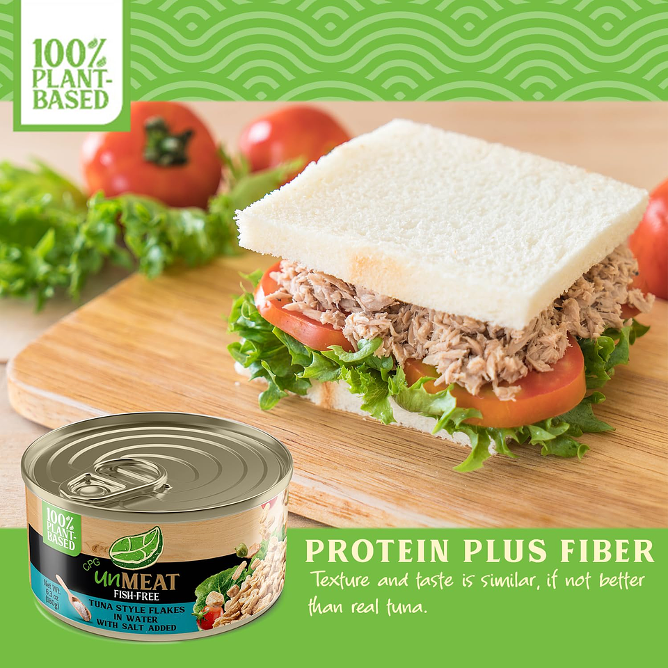 SUCEDANEO DE ATUN EN AGUA 180G - UNMEAT  2