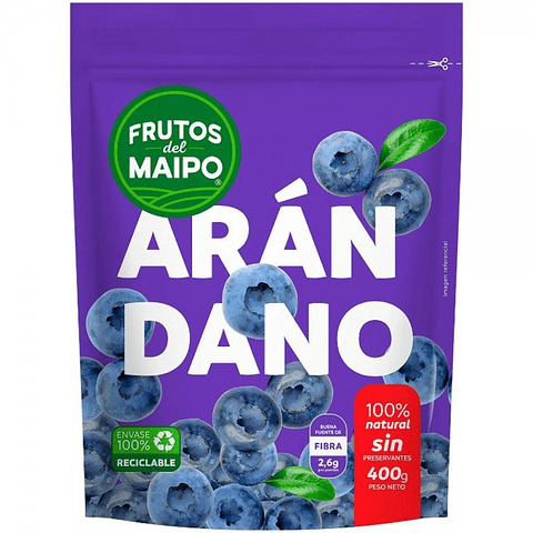 ARANDANOS CONGELADOS 400G FRUTOS DEL MAIPO 
