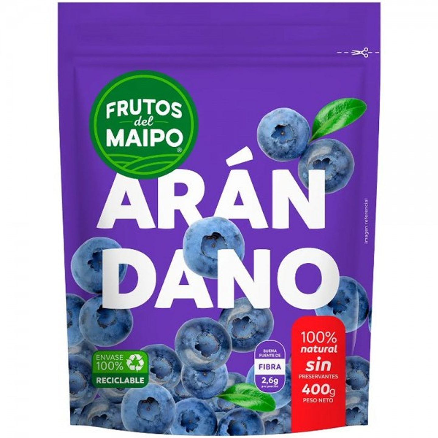 ARANDANOS CONGELADOS 400G FRUTOS DEL MAIPO  1