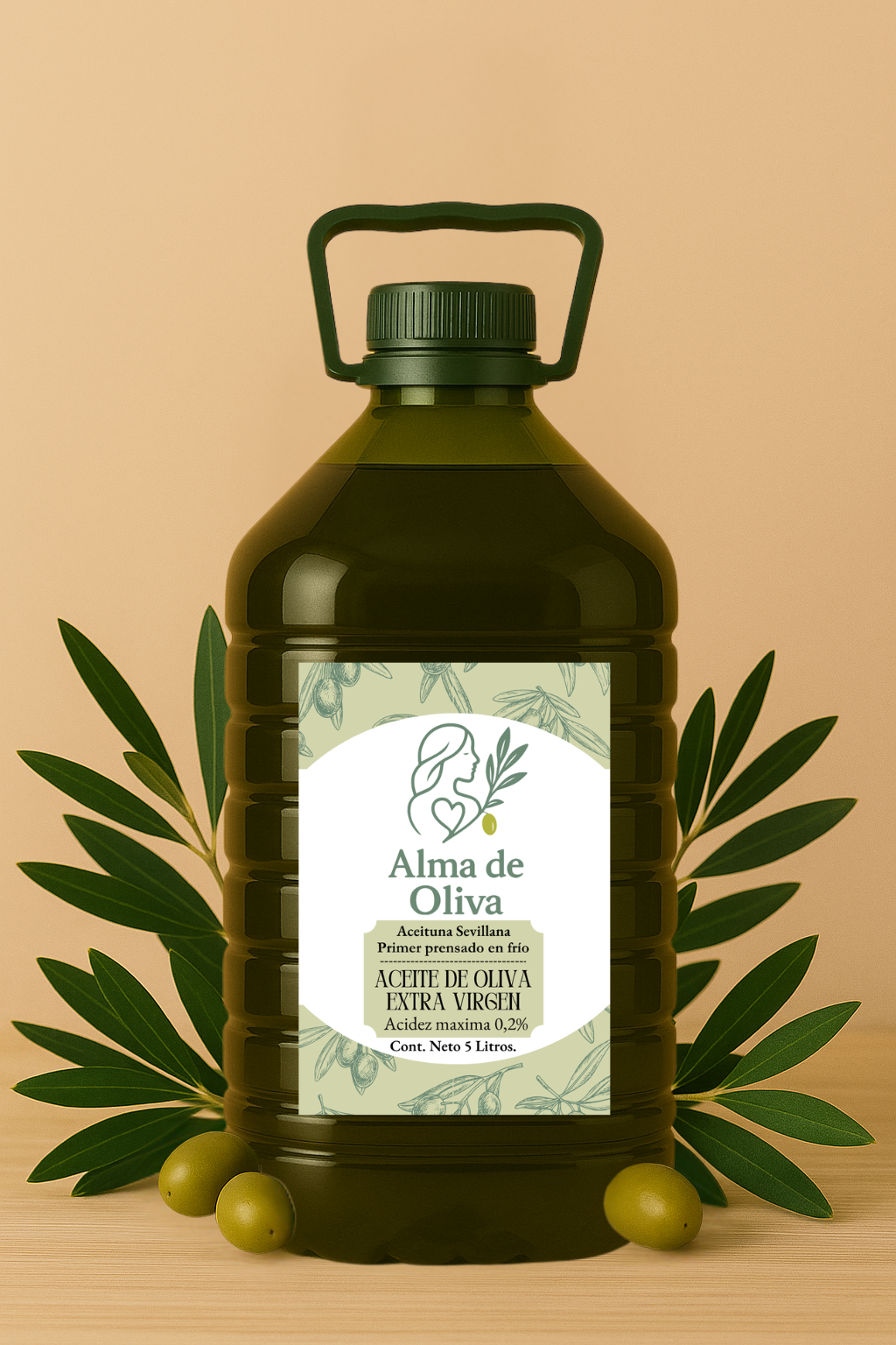 ACEITE DE OLIVA EXTRA VIRGEN 5 Litros - ALMA DE OLIVA