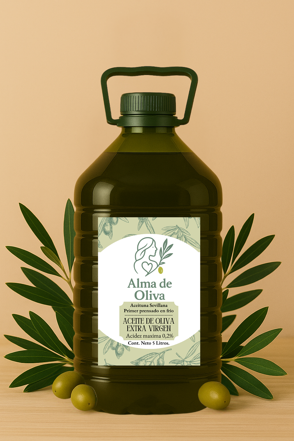 ACEITE DE OLIVA EXTRA VIRGEN 5 Litros - ALMA DE OLIVA  1