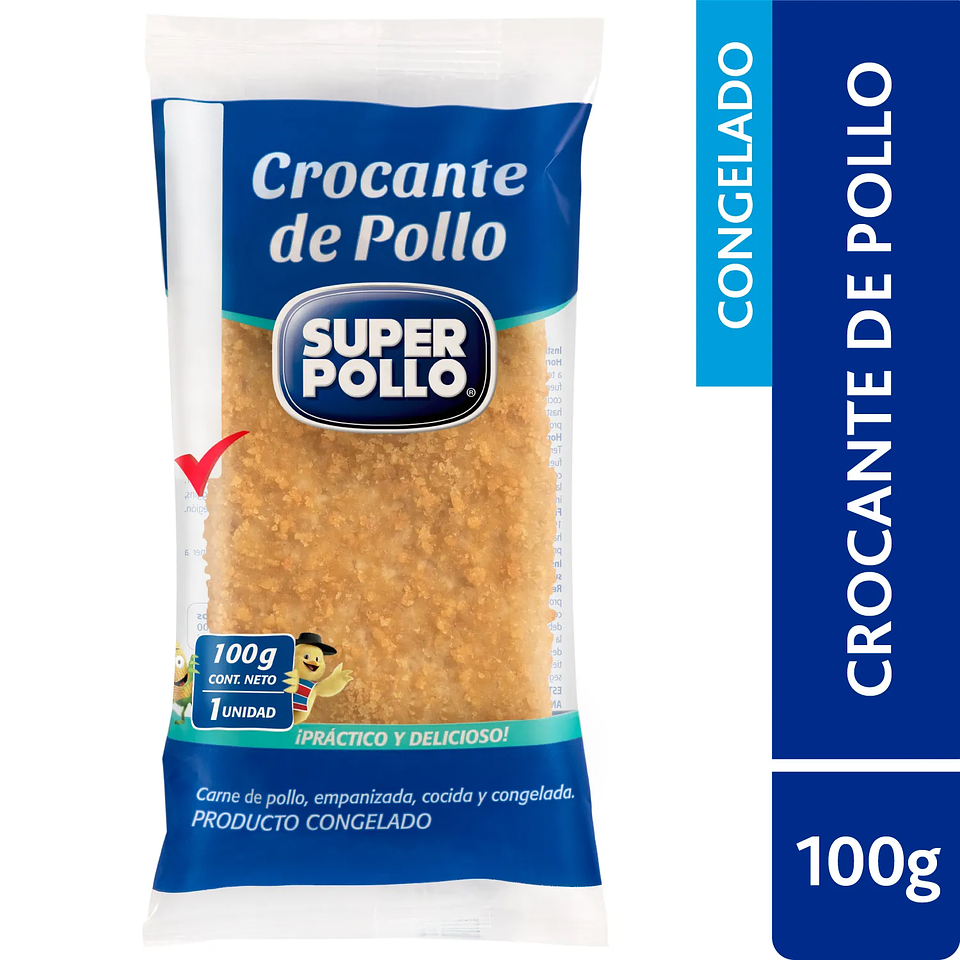 CROQUETA CROCANTE DE POLLO 100G - SUPER POLLO 1