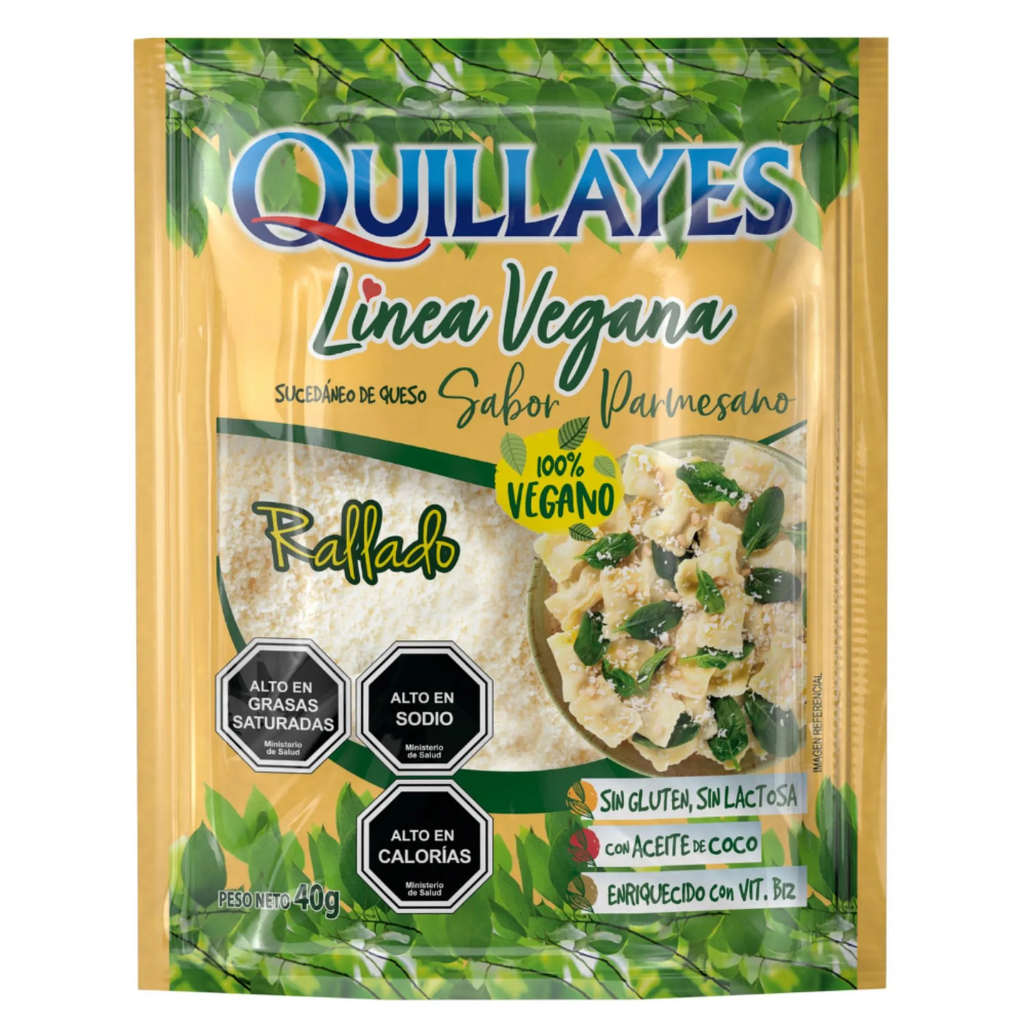 QUESO RALLADO VEGANO 40G - QUILLAYES 1