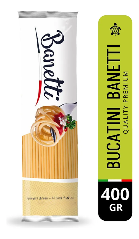 Fideos Bucatini 400g Banetti