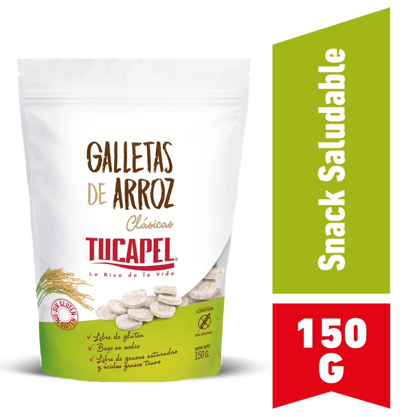 Galletas de Arroz Clasica 150g - Tucapel 1