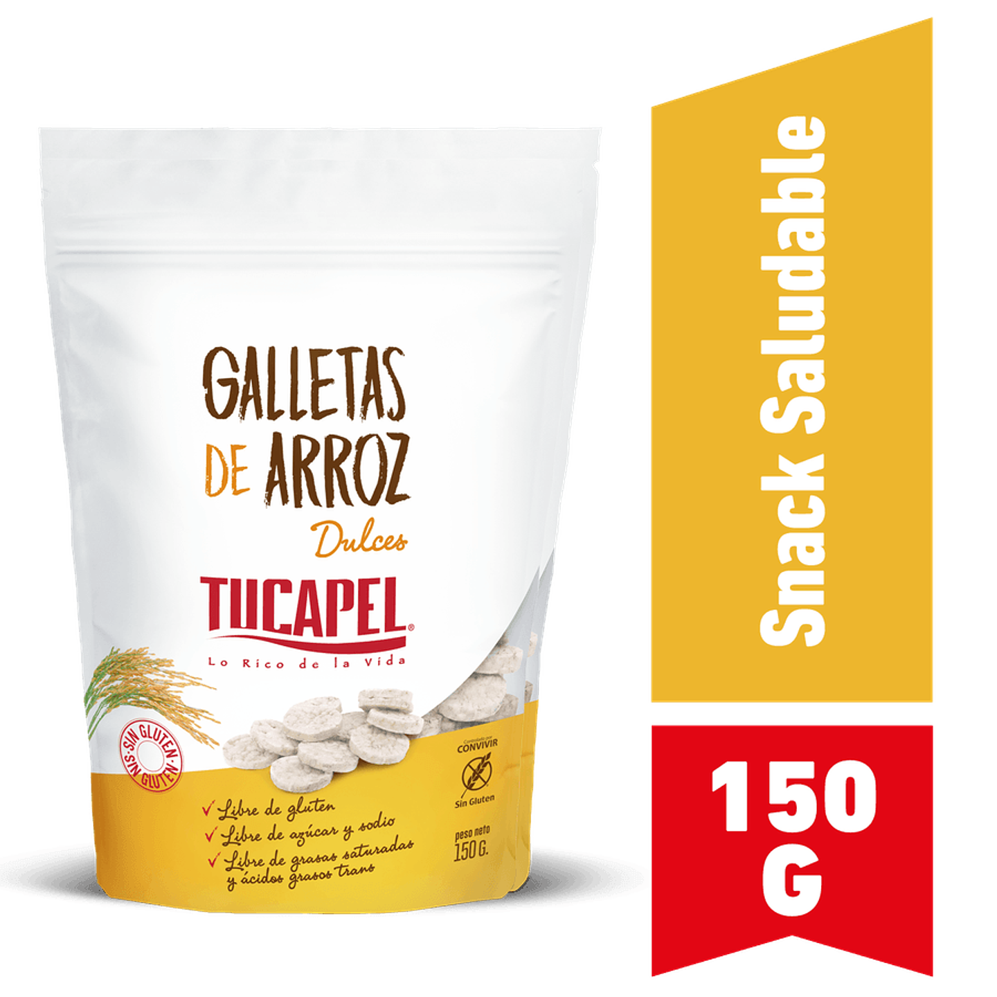 Galletas de Arroz Dulces 150g - Tucapel 1