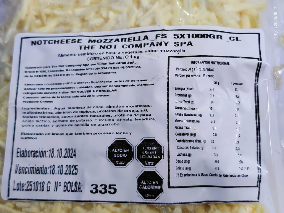 Not Cheese Mozzarella 1KG 3
