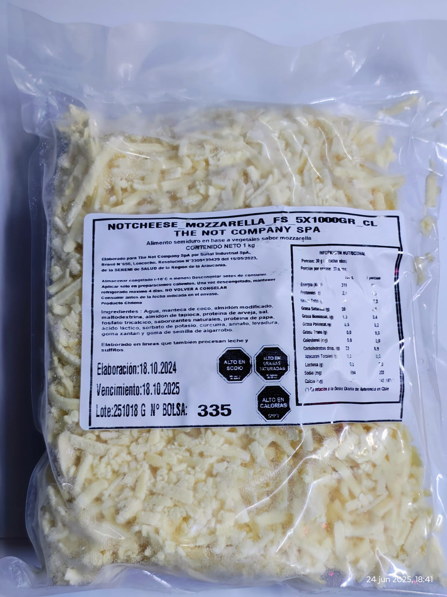 Not Cheese Mozzarella 1KG 1