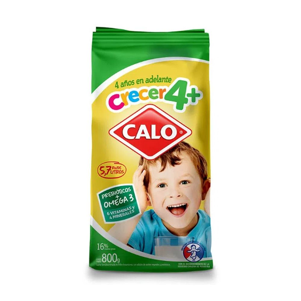 Leche en Polvo Crecer 4+ Calo 800g 1