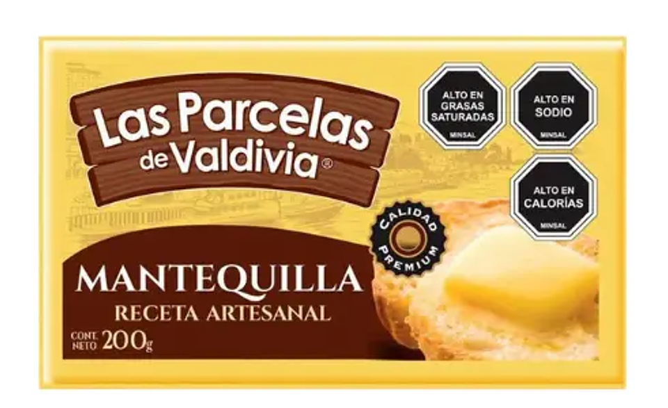 MANTEQUILLA LAS PARCELAS DE VALDIVIA 200 G 1