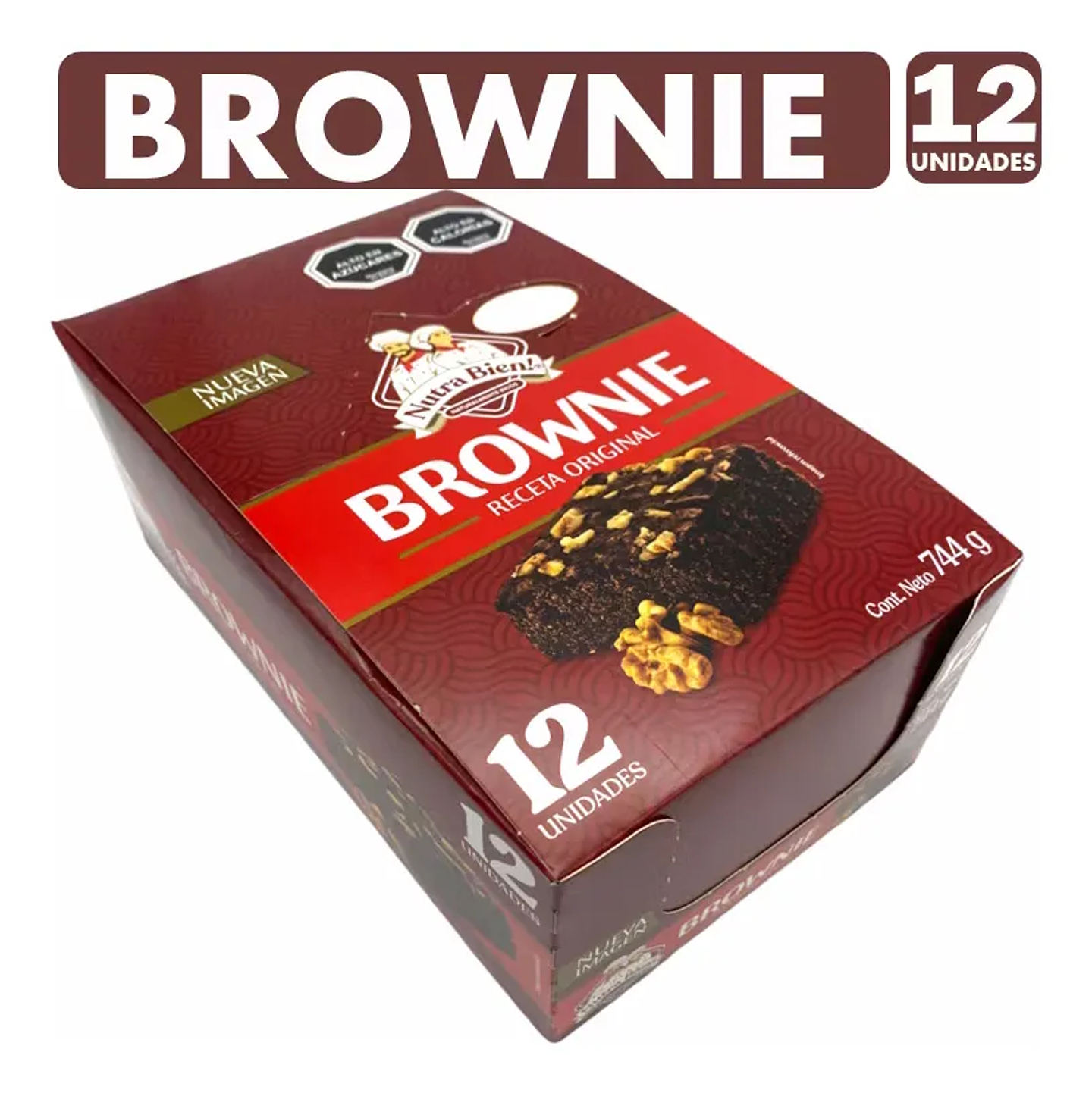 Brownie Nutra Bien Original 62g - DISPLAY 12 unidades 1