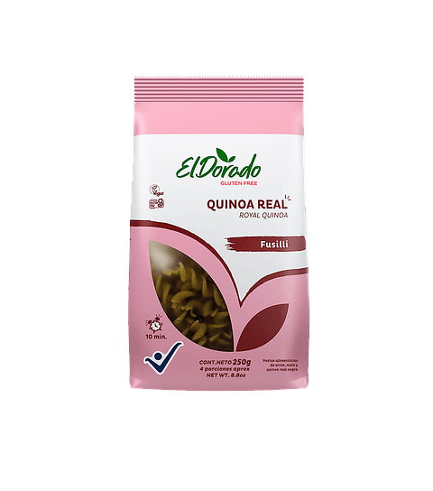 PASTA DE QUINOA REAL FUSILLI 250 GR EL DORADO
