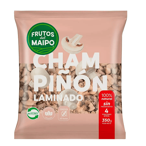 Champiñon Laminado Frutos del Maipo 350 gr