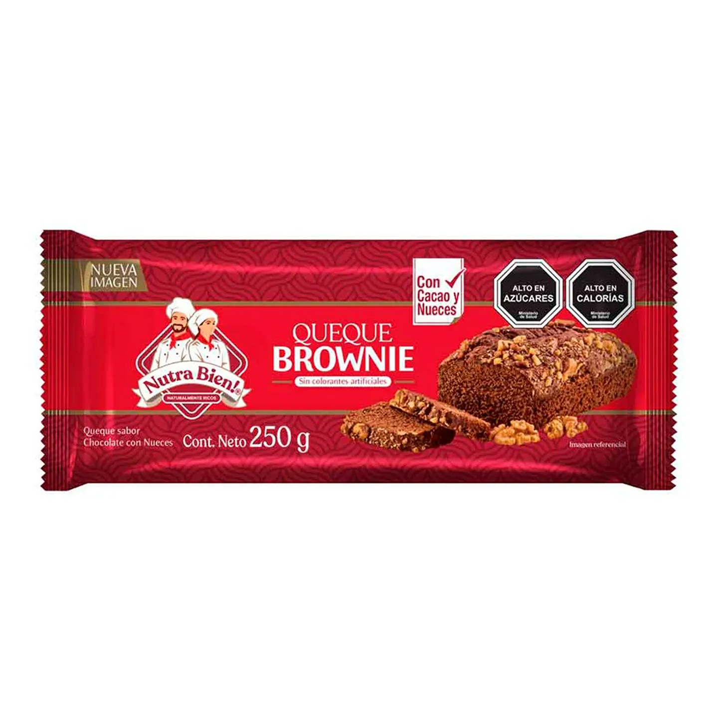 Queque Familiar Brownie Premium 250g Nutra Bien 1