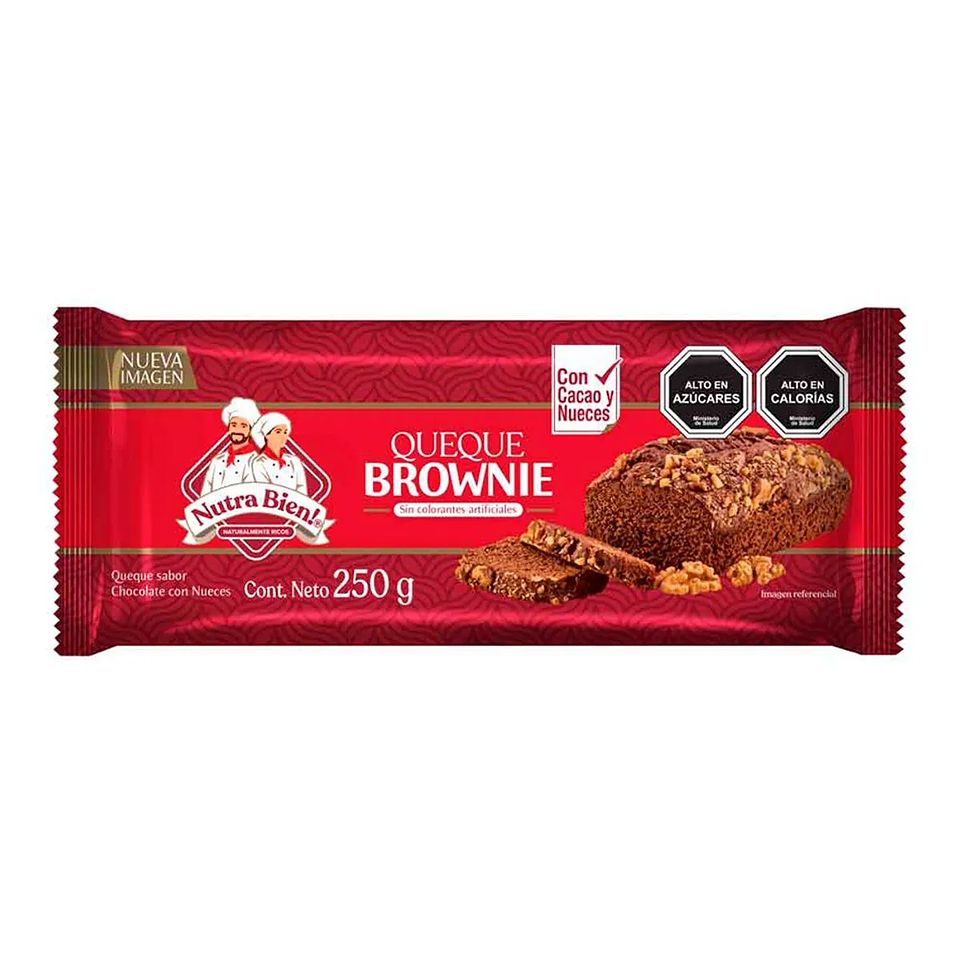 Queque Familiar Brownie Premium 250g Nutra Bien 1