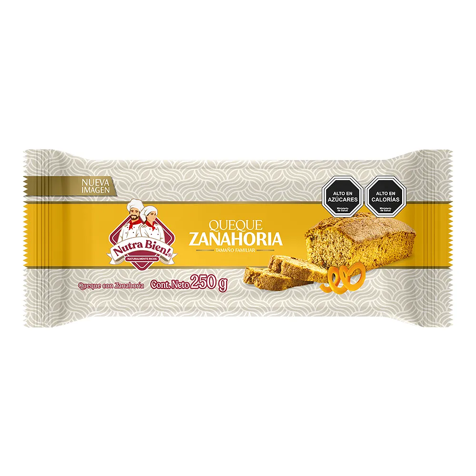 Queque Familiar Zanahoria Premium 250g Nutra Bien 1