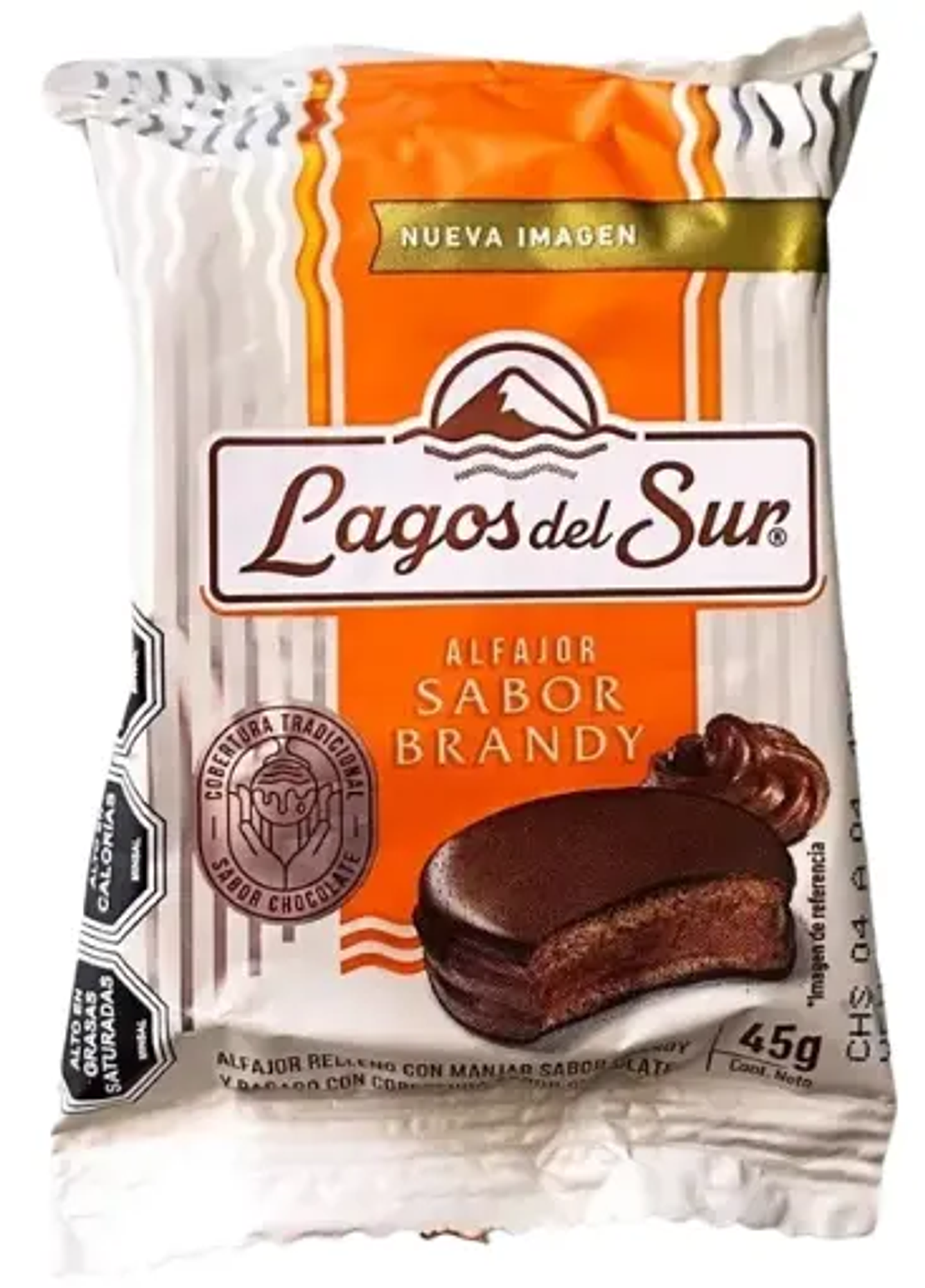 Alfajor Brandy 45 gr Lagos Del Sur 1