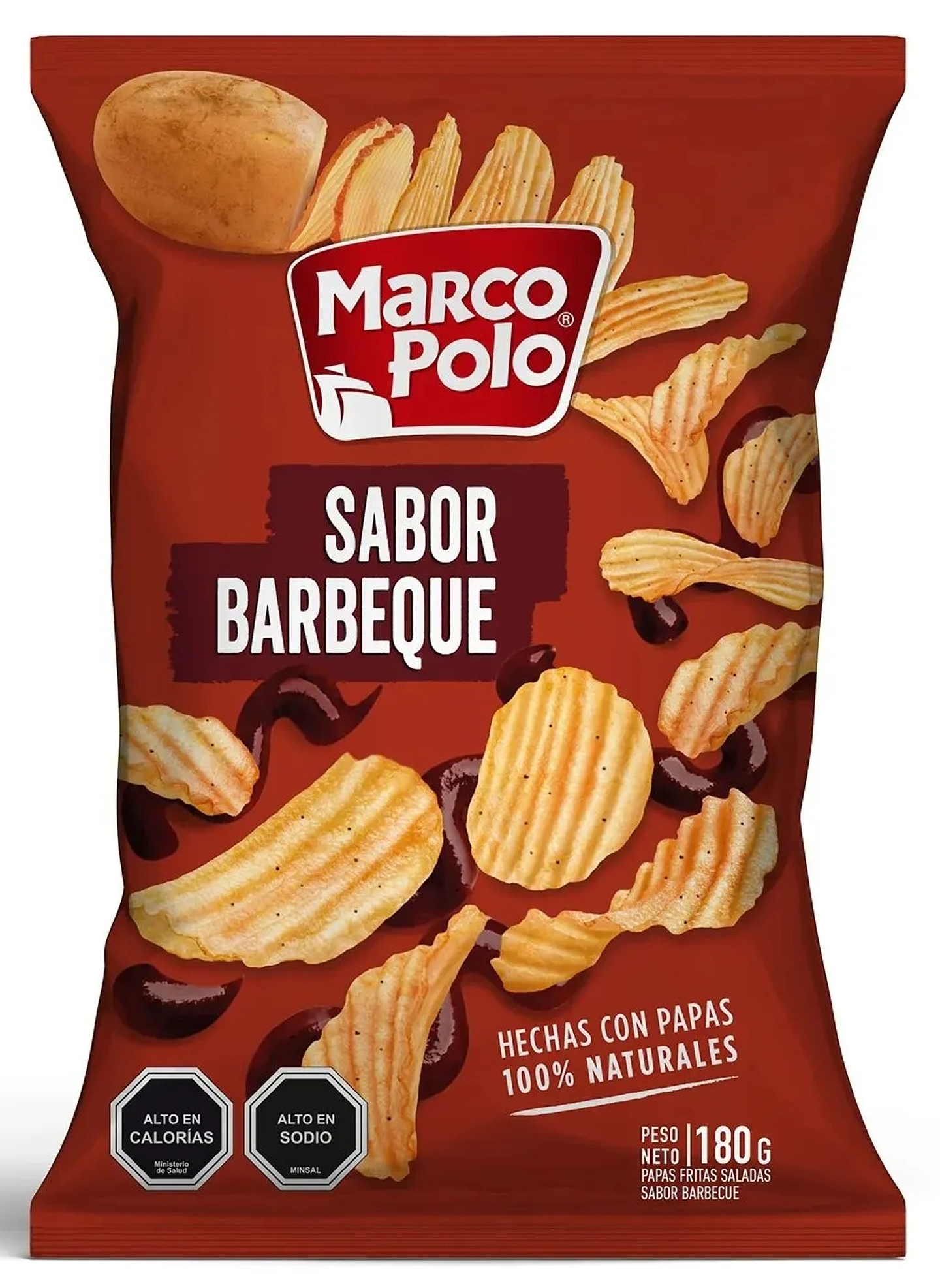 PAPAS FRITAS MARCO POLO BARBECUE 180 gr 1