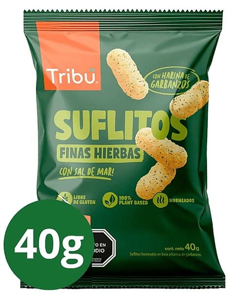Suflitos Finas Hierbas, 40g - Tribu