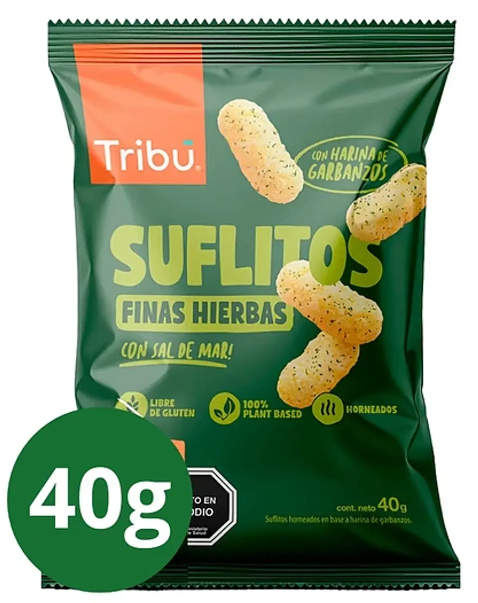 Suflitos Finas Hierbas, 40g - Tribu 1