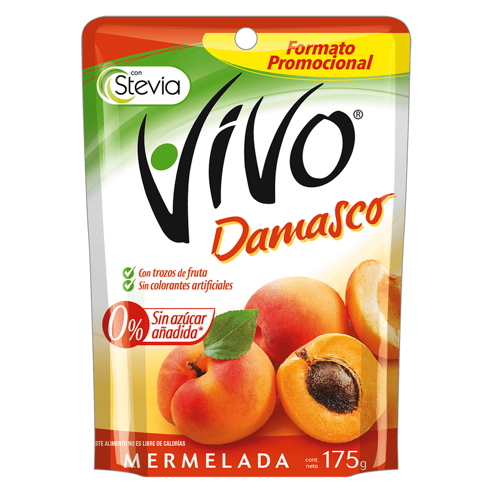 Mermelada Vivo Damasco, 175 g 1