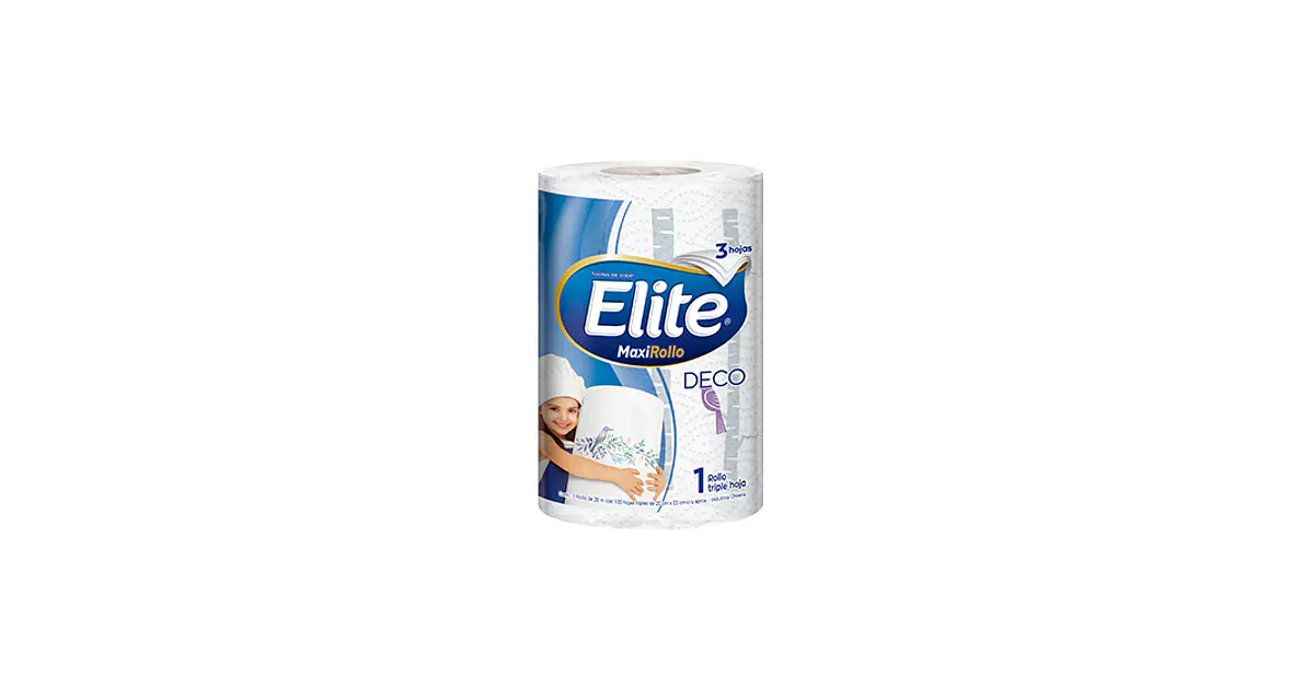 Toalla de Papel Elite Deco Maxi Rollo 1 un 20 mt