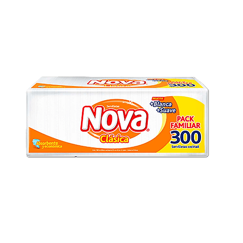 Servilletas Nova Clásica 300 Unidades