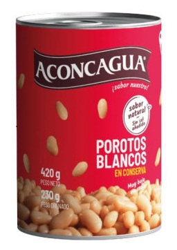 Porotos Blancos Aconcagua 420g.