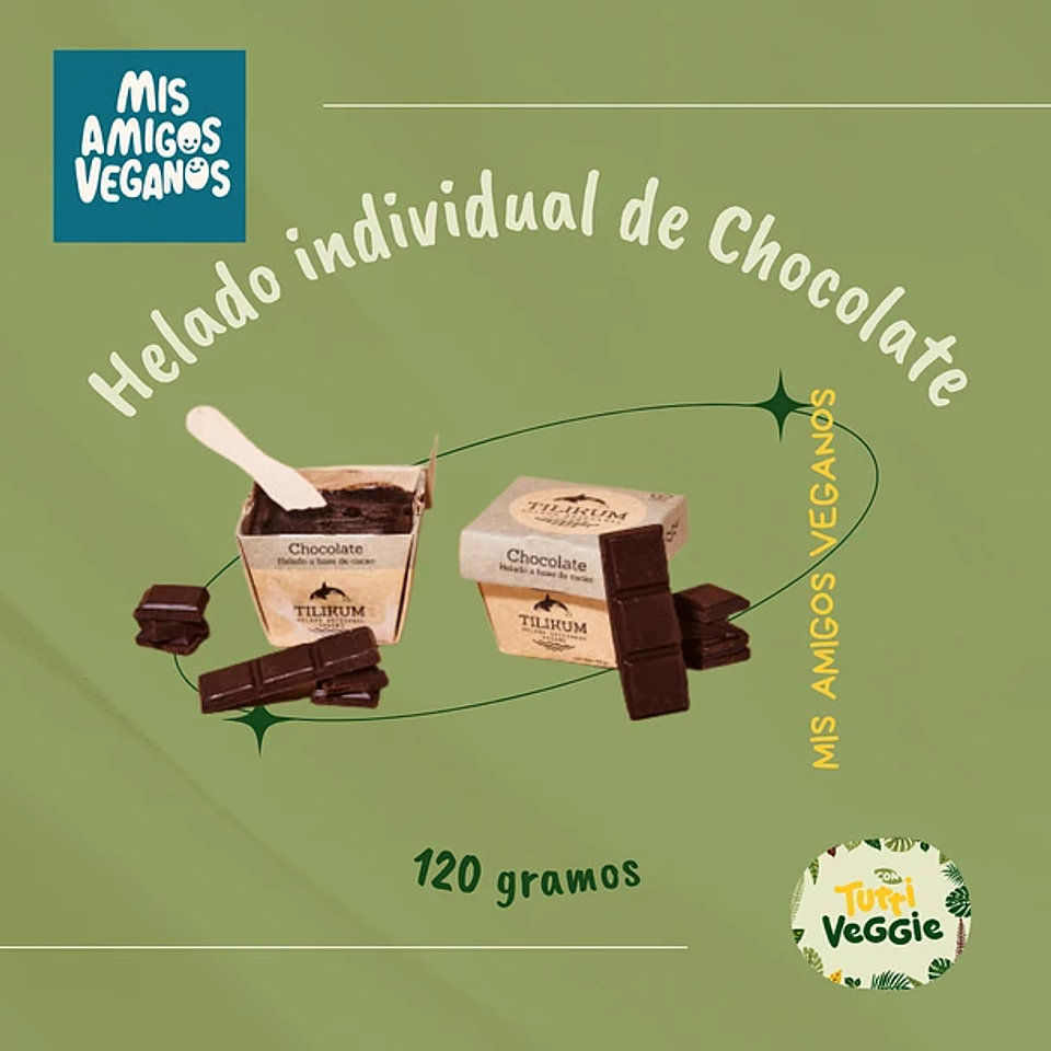 Tilikum · Helado individual de chocolate (120 g) 1